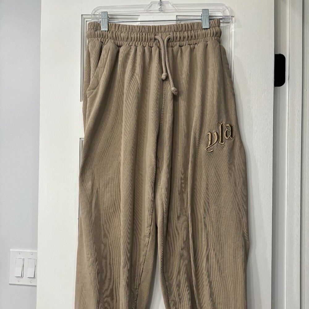 YoungLA Cargo Sweatpants - Tan - Women's Small - Picture 1 of 4